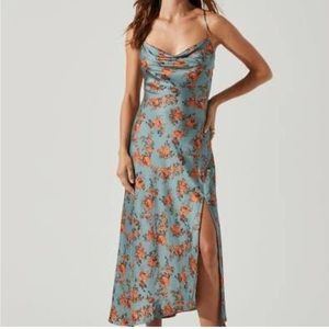 ASTR The Label Gaia Floral Slip Dress